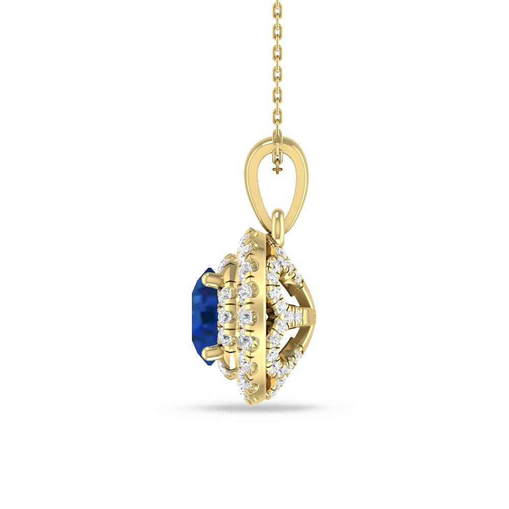 Yellow Gold - Sapphire