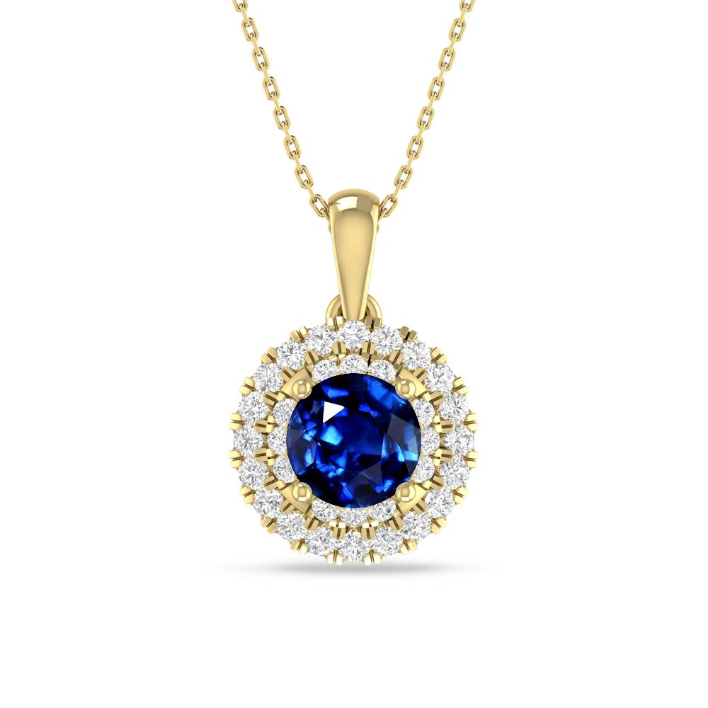 Yellow Gold - Sapphire