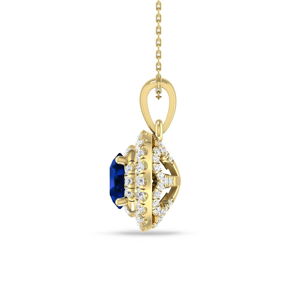 Yellow Gold - Sapphire