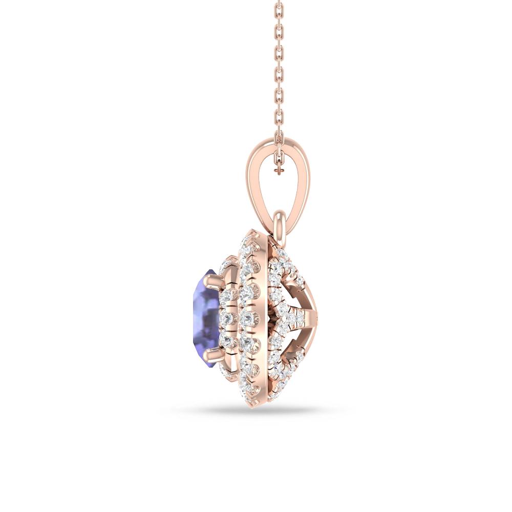 Rose Gold - Tanzanite