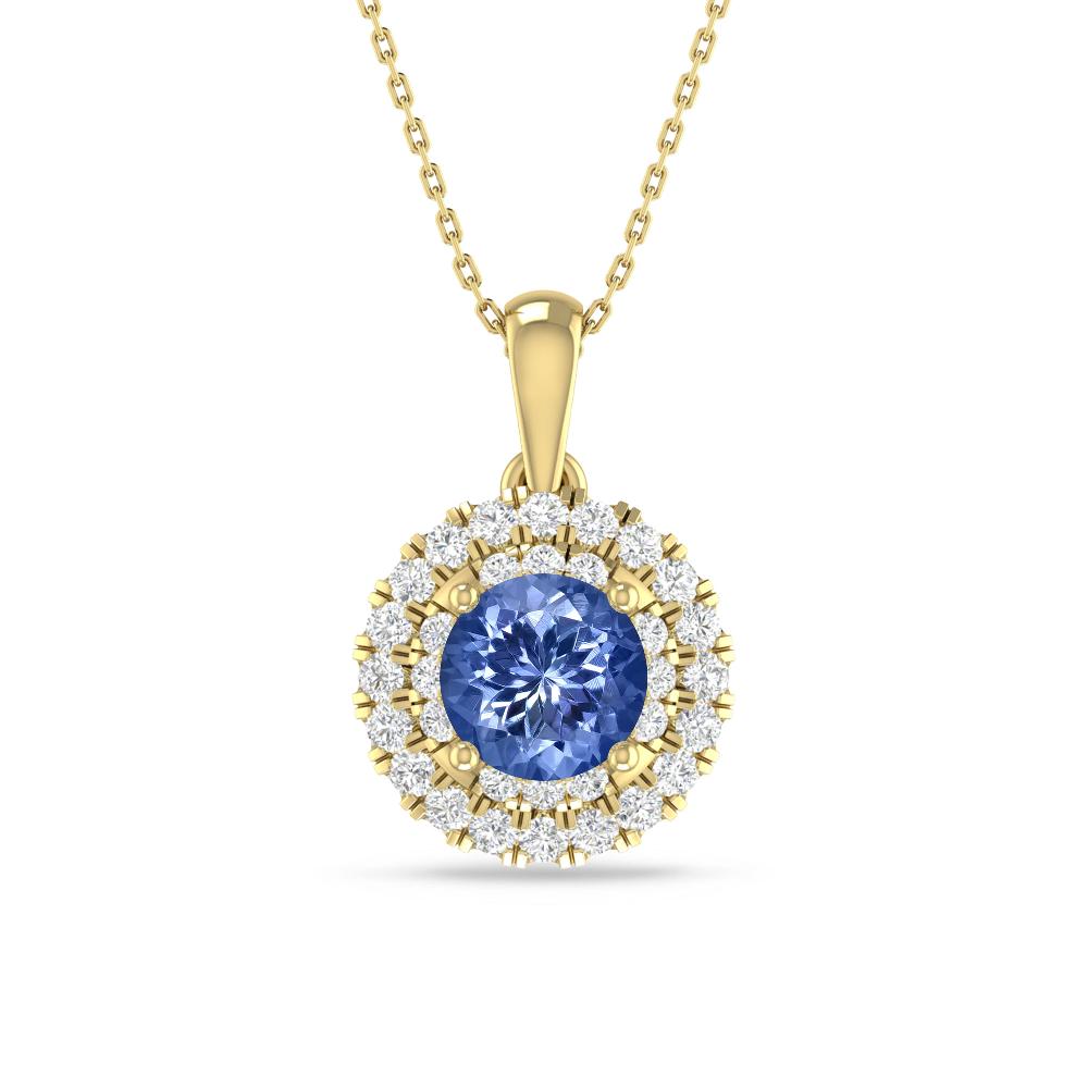 Yellow Gold - Tanzanite