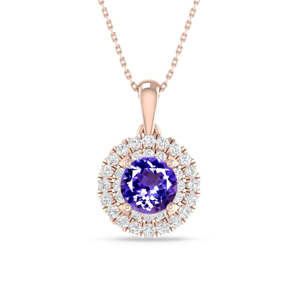 Rose Gold - Tanzanite