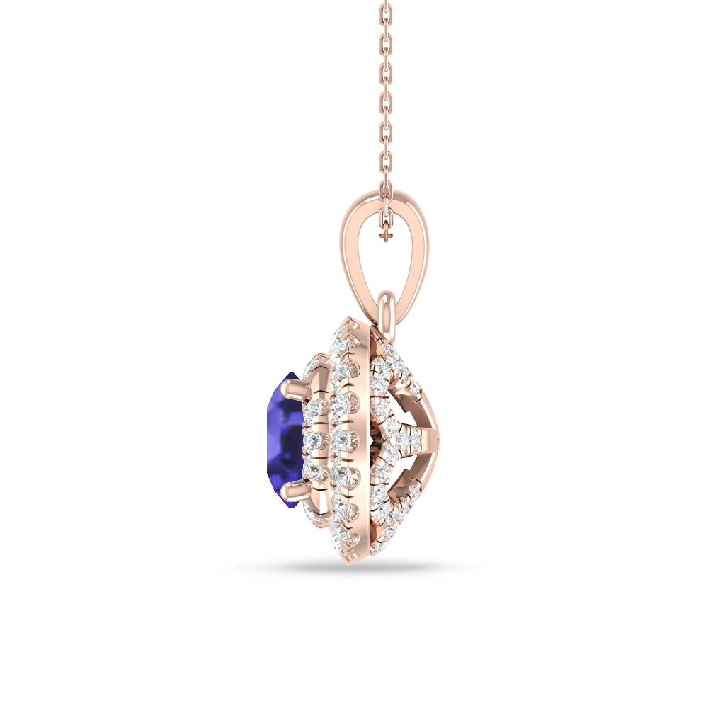 Rose Gold - Tanzanite