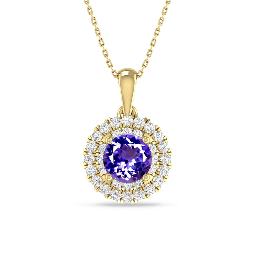 Yellow Gold - Tanzanite
