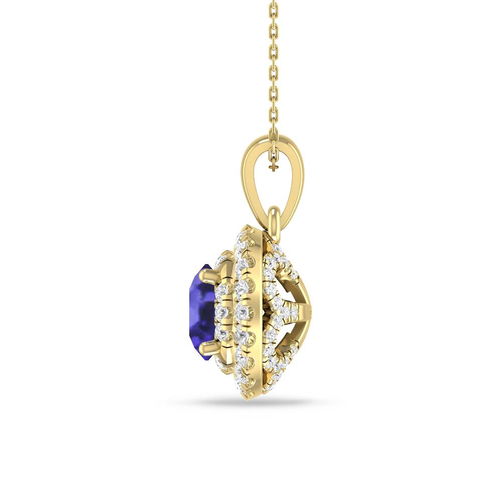 Yellow Gold - Tanzanite