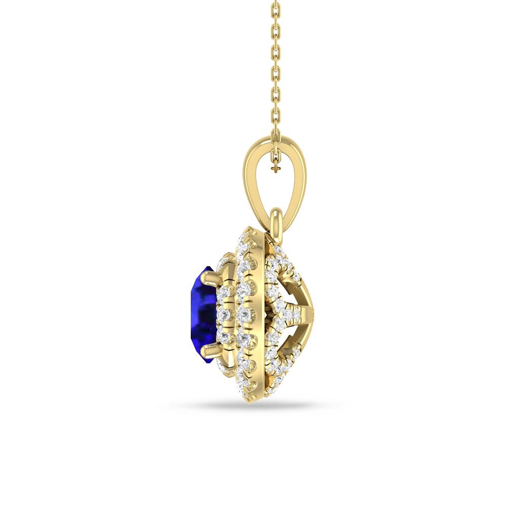 Yellow Gold - Tanzanite