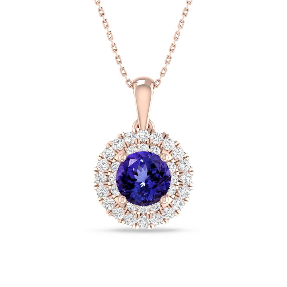 Rose Gold - Tanzanite