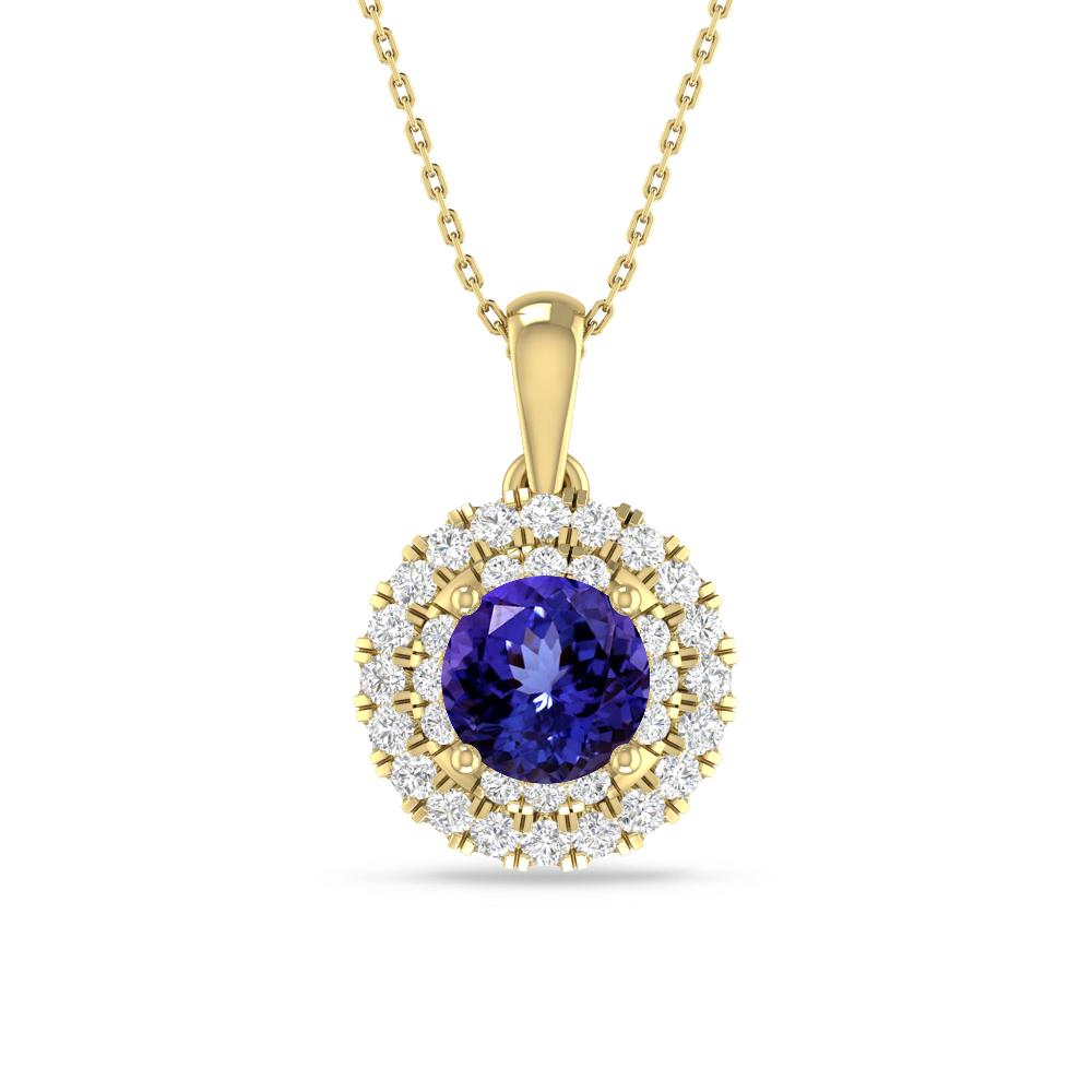 Yellow Gold - Tanzanite
