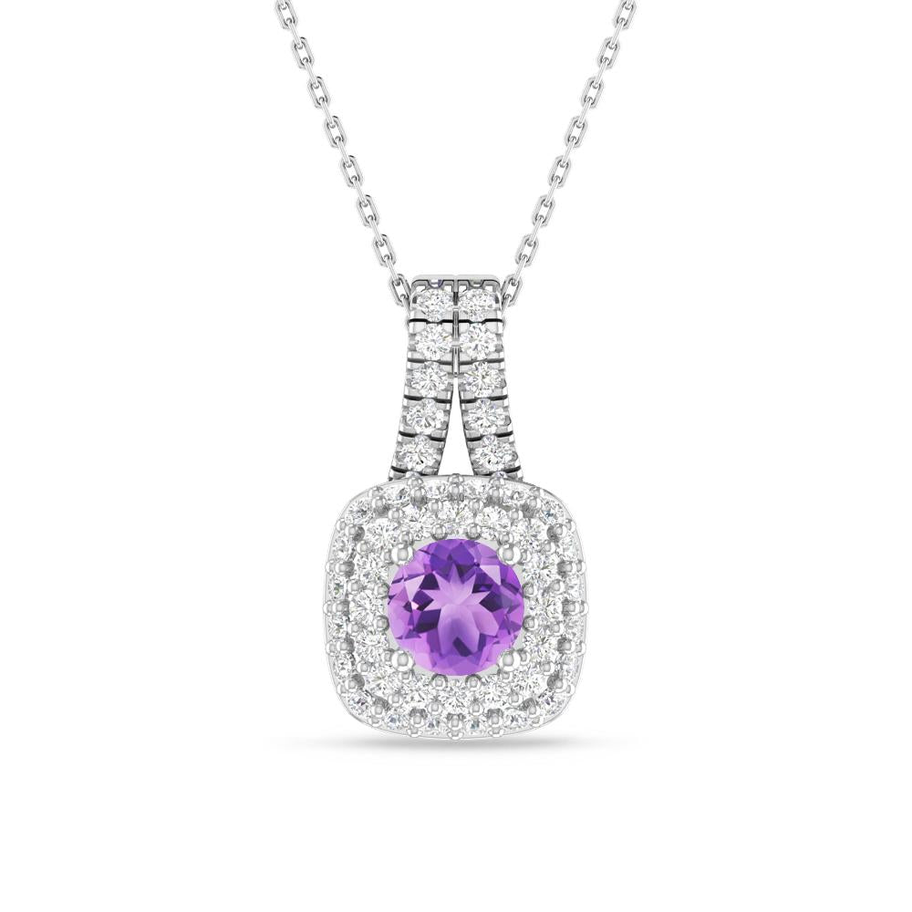 White Gold - Amethyst