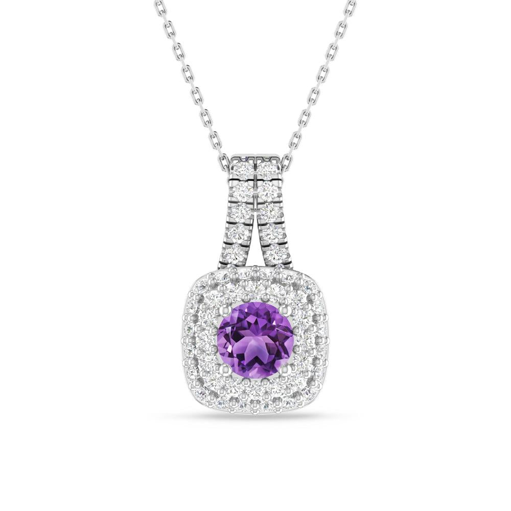 White Gold - Amethyst