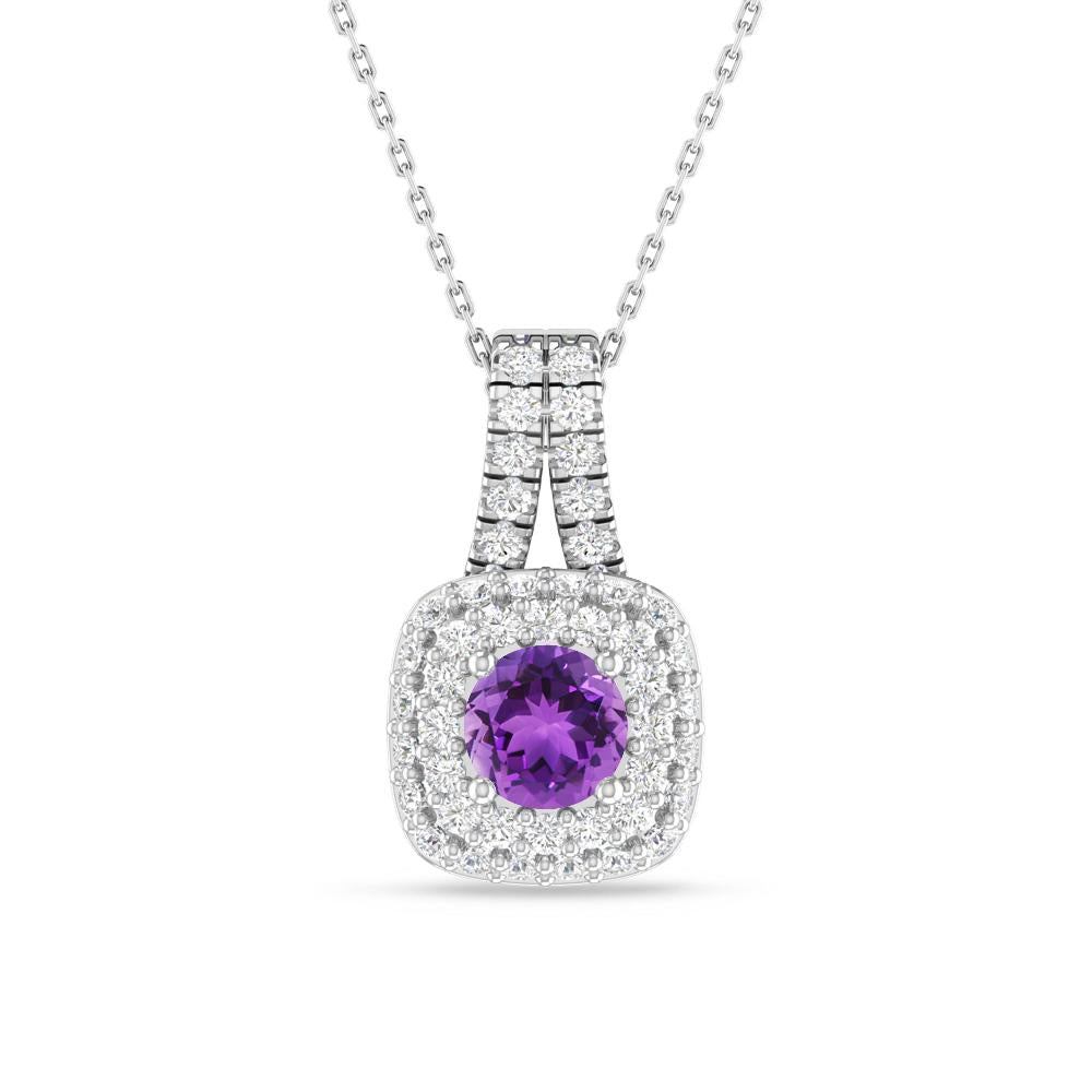 White Gold - Amethyst