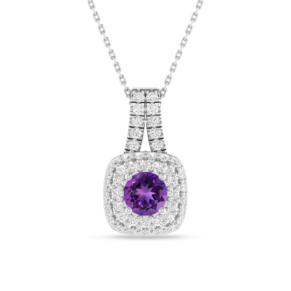 White Gold - Amethyst
