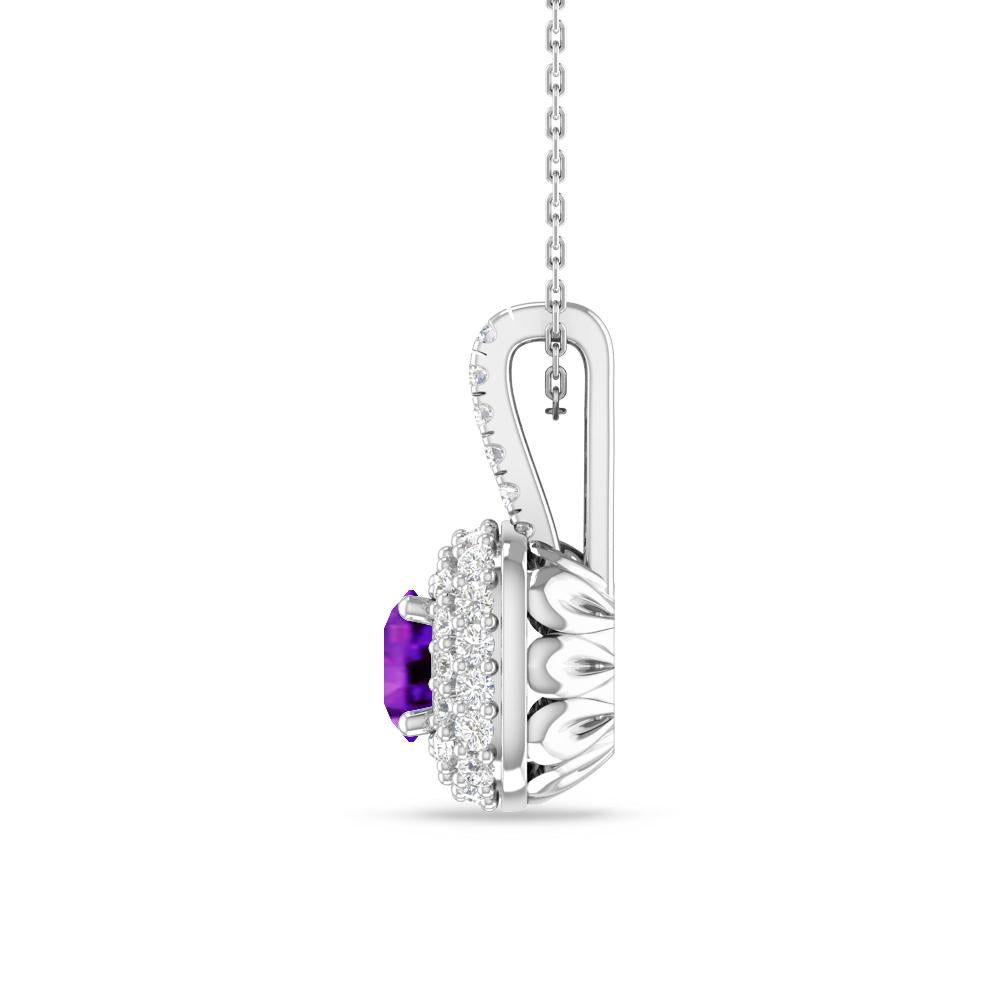 White Gold - Amethyst