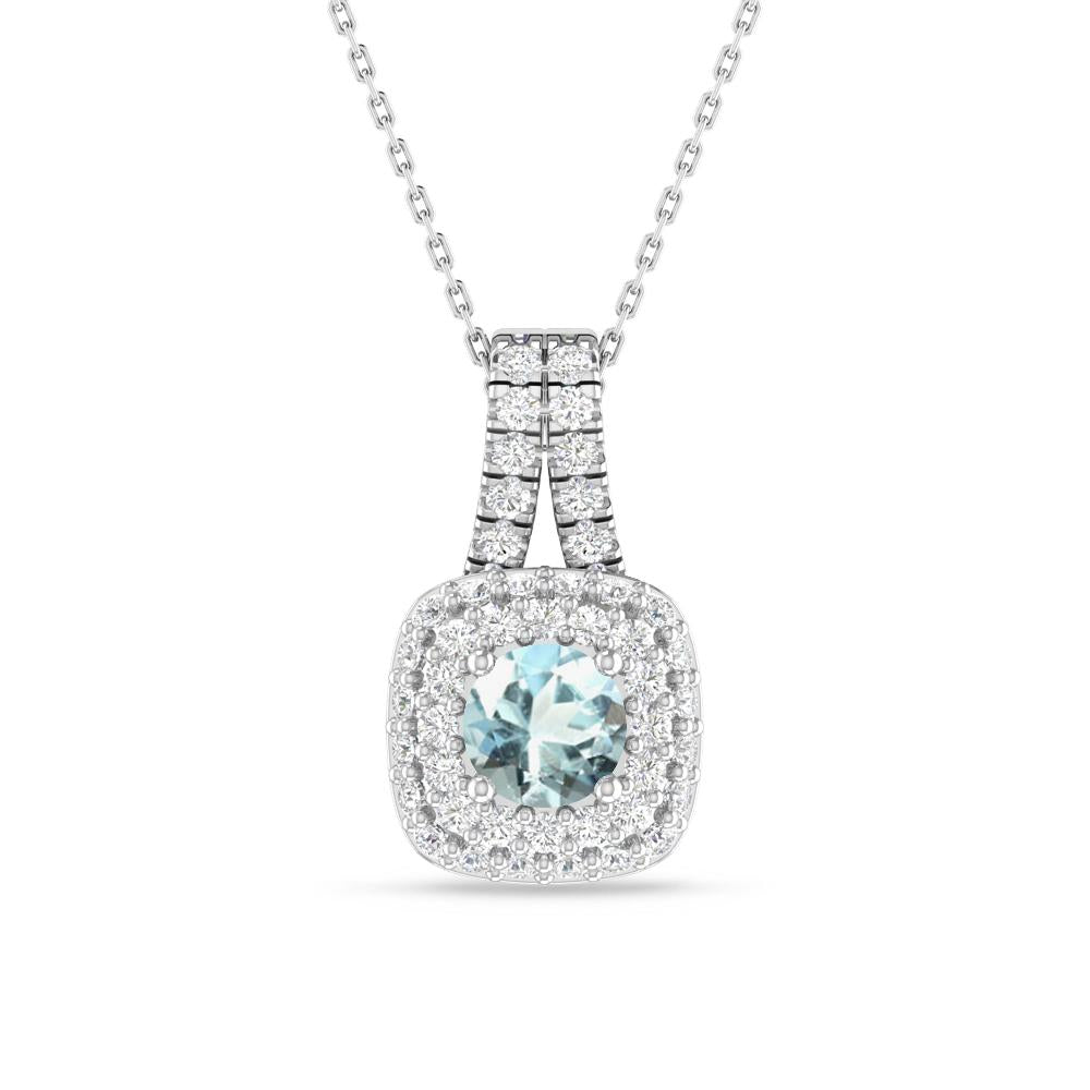 White Gold - Aquamarine