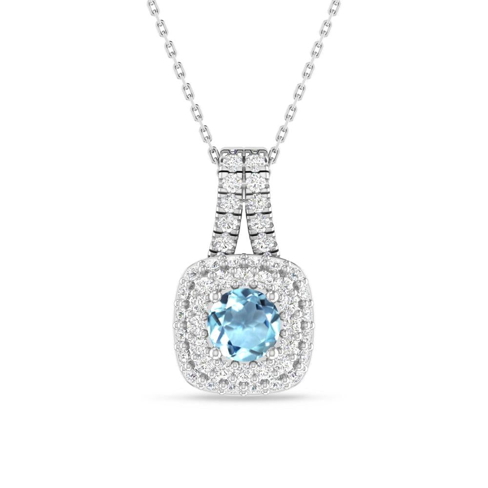 White Gold - Aquamarine