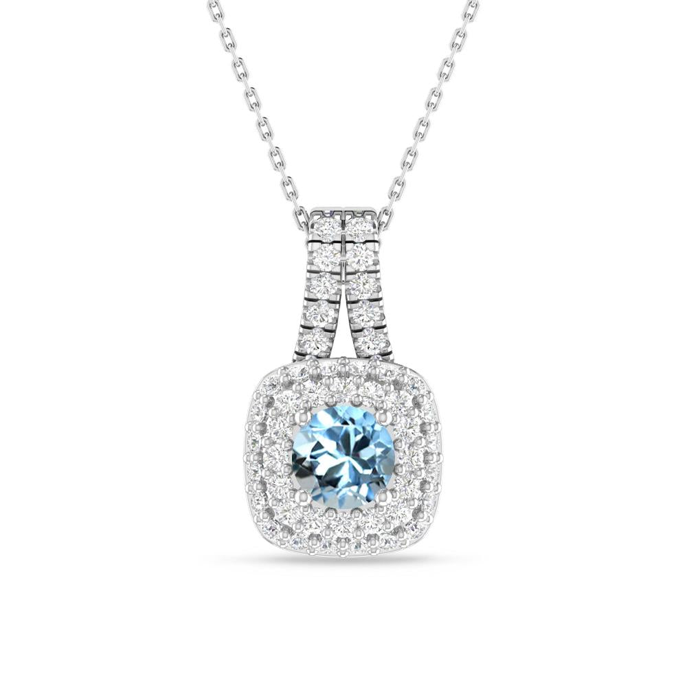 White Gold - Aquamarine