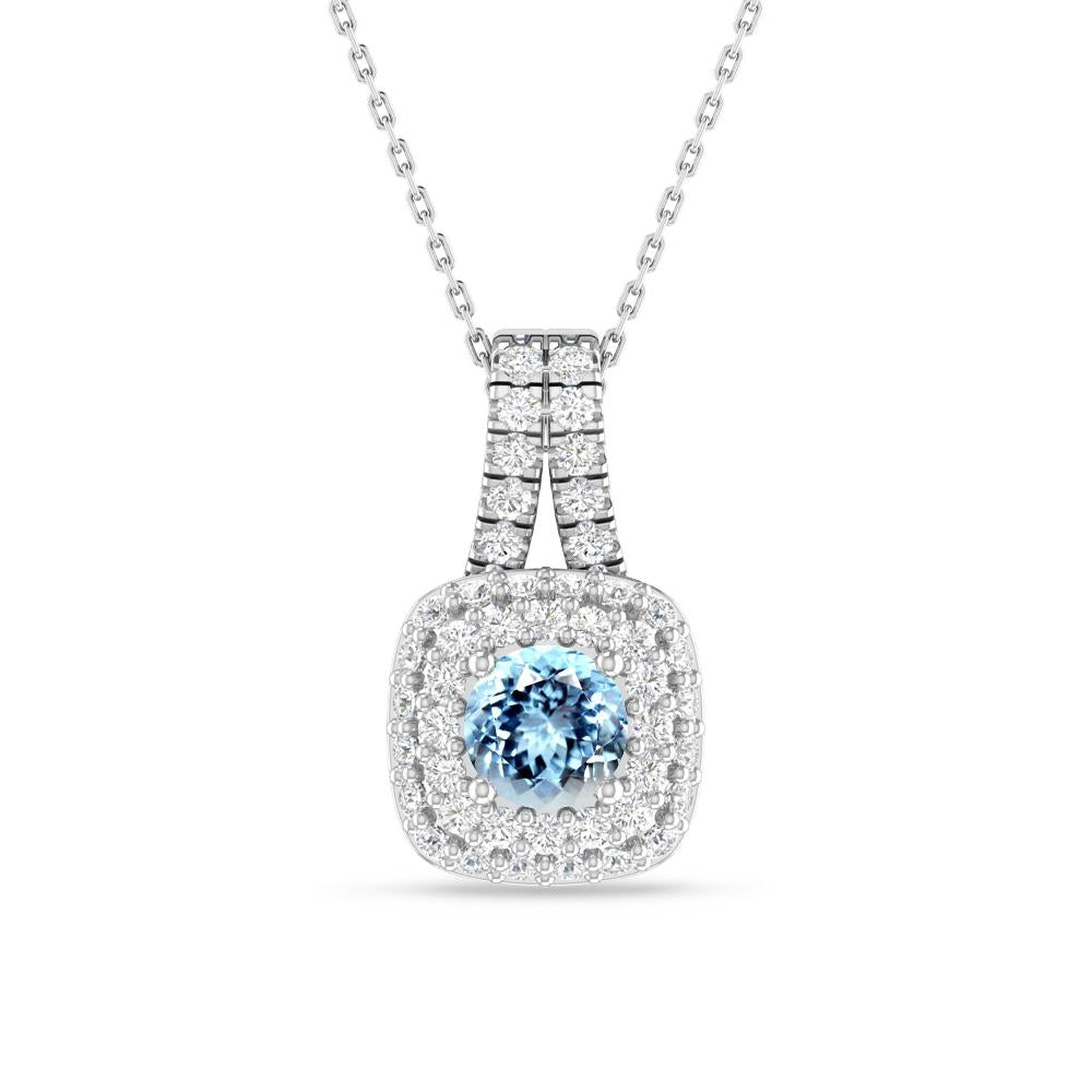 White Gold - Aquamarine