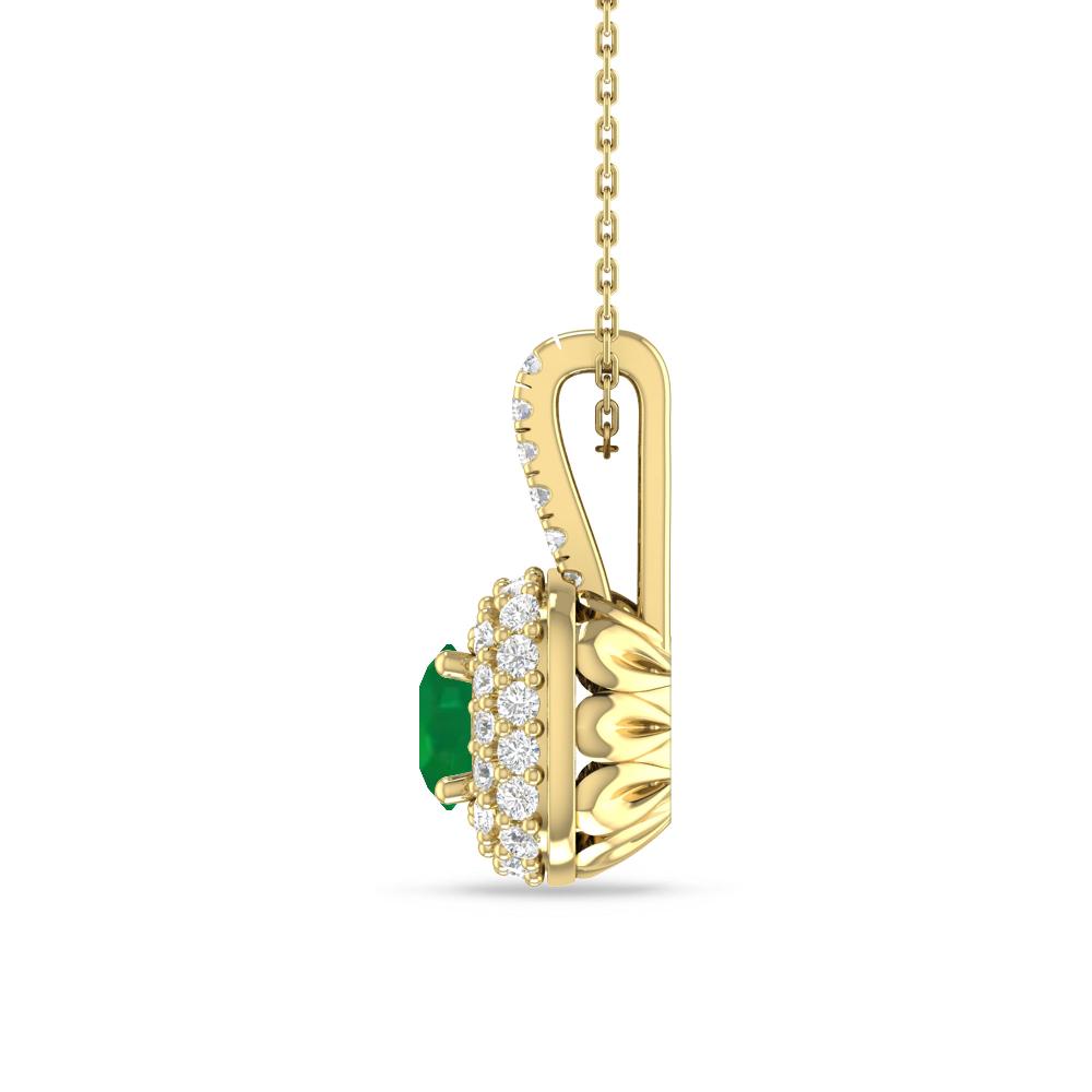Yellow Gold - Emerald