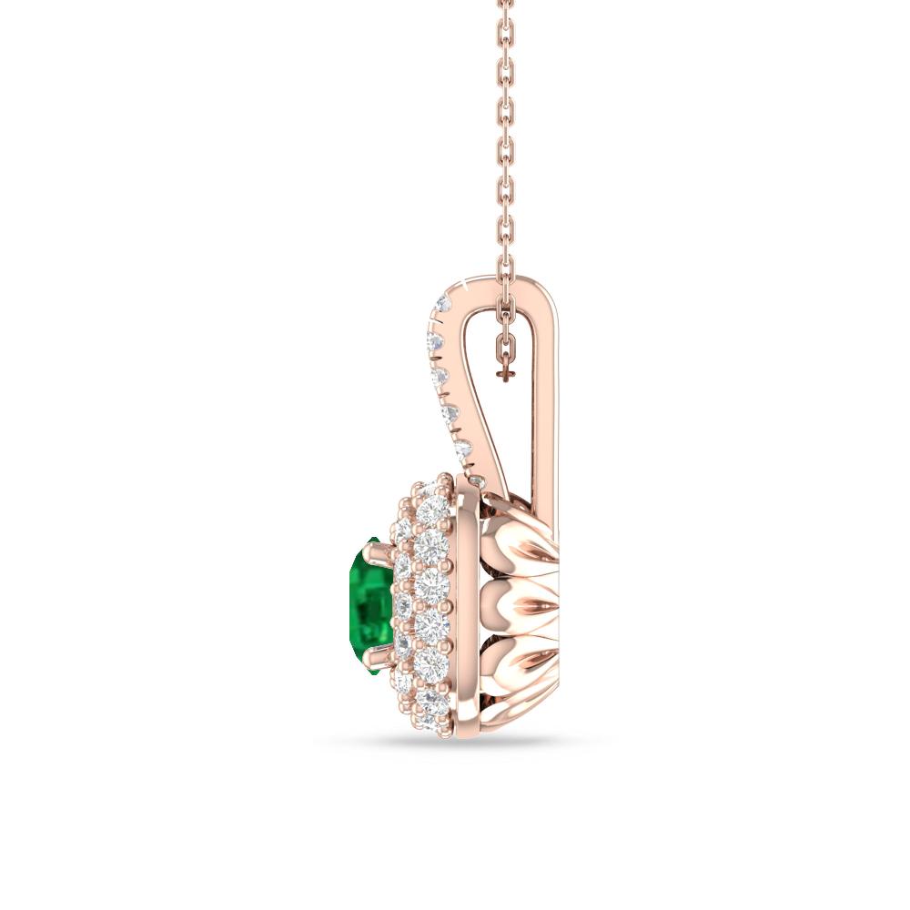 Rose Gold - Emerald