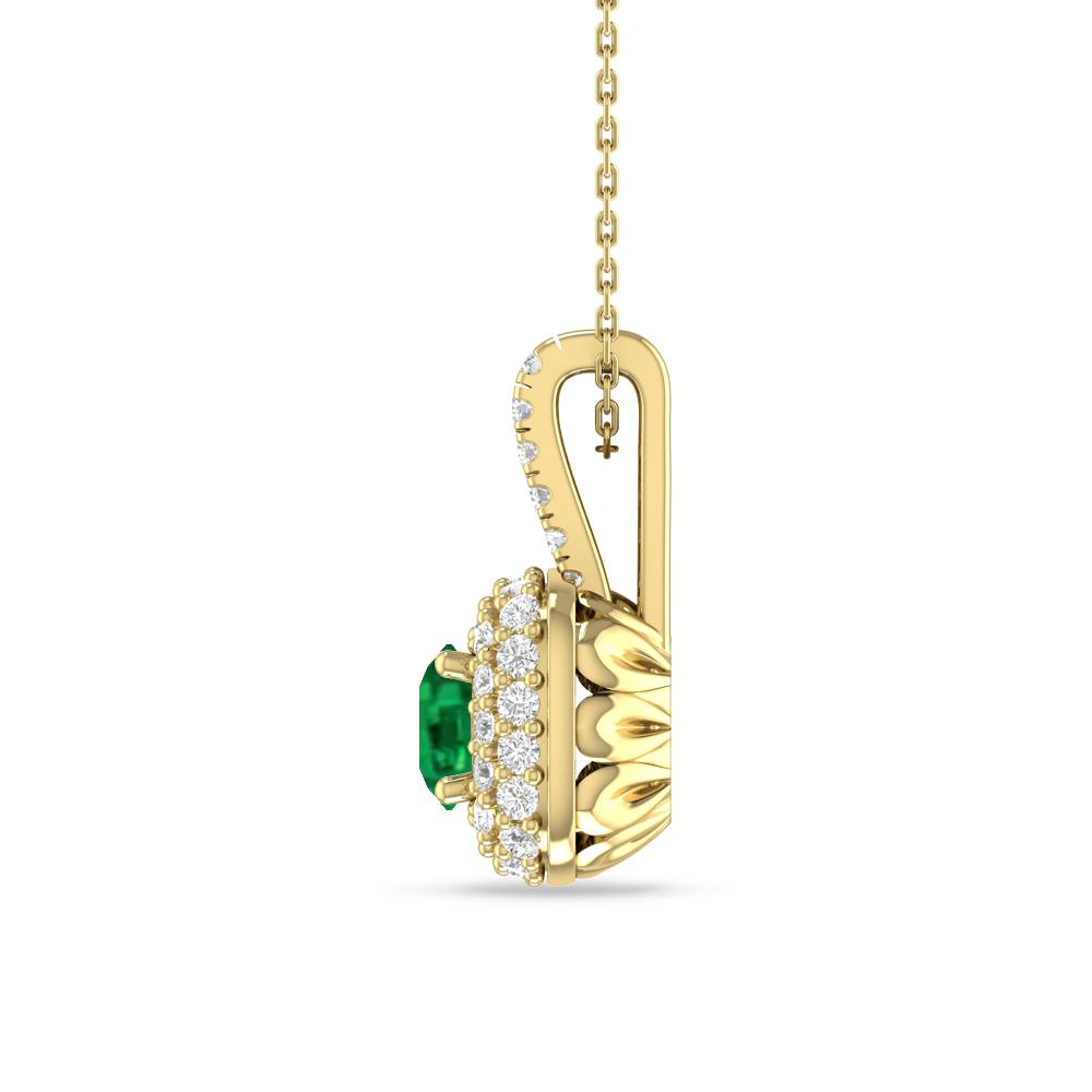 Yellow Gold - Emerald