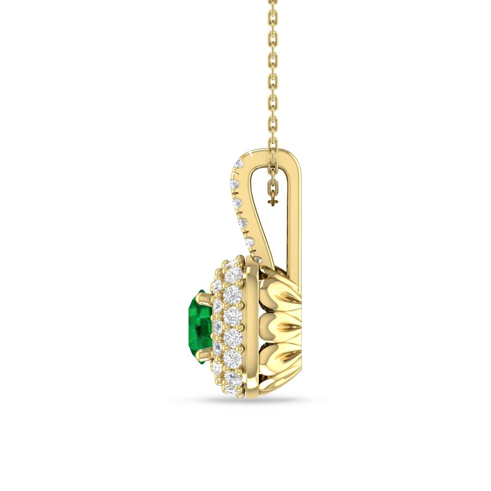 Yellow Gold - Emerald