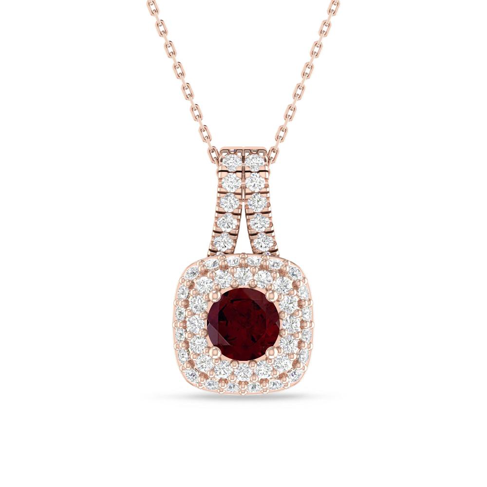 Rose Gold - Garnet