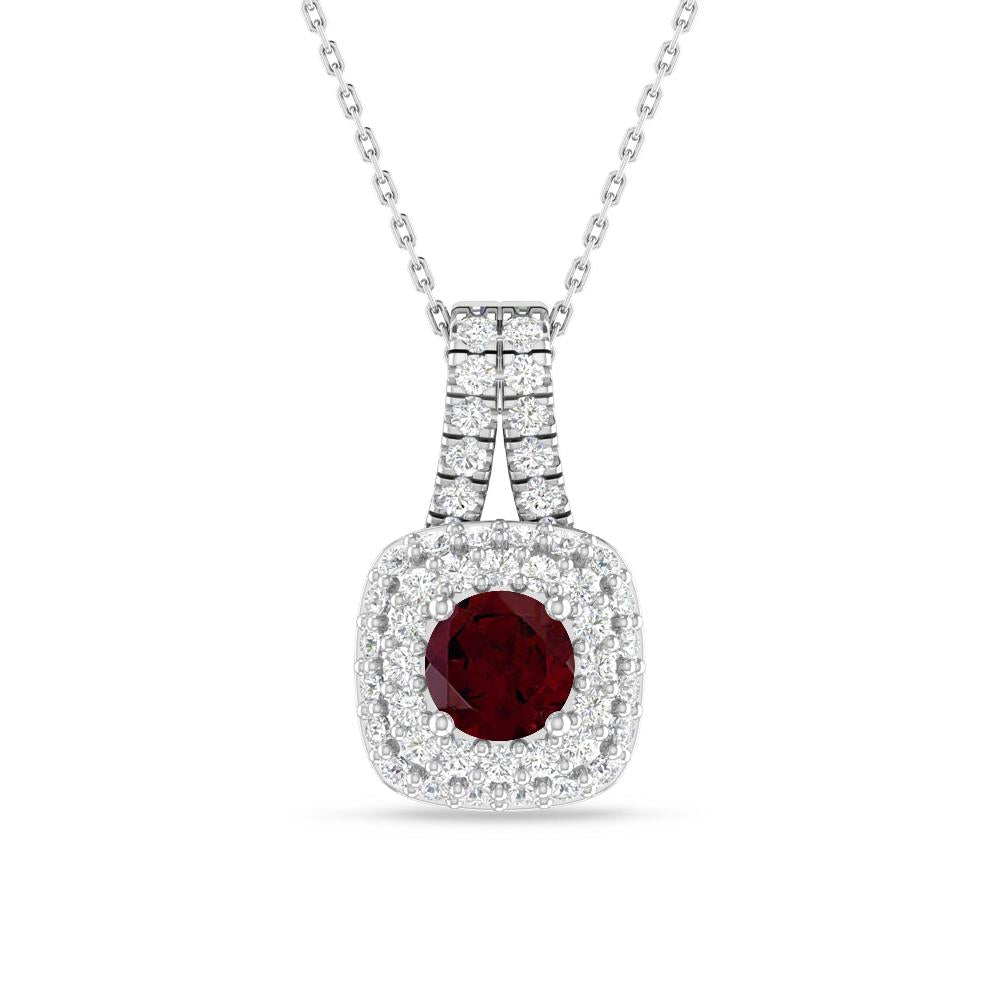 White Gold - Garnet