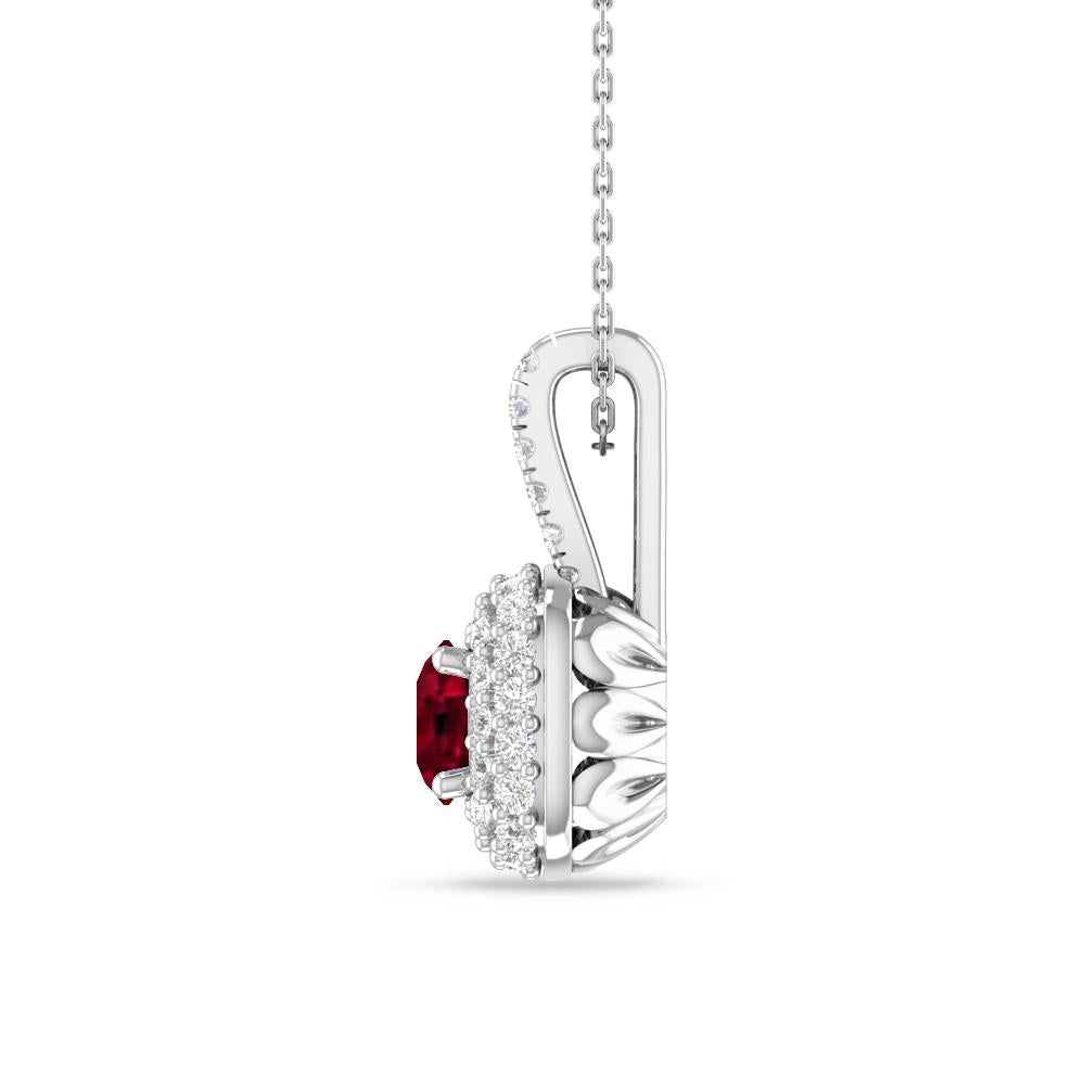 White Gold - Garnet