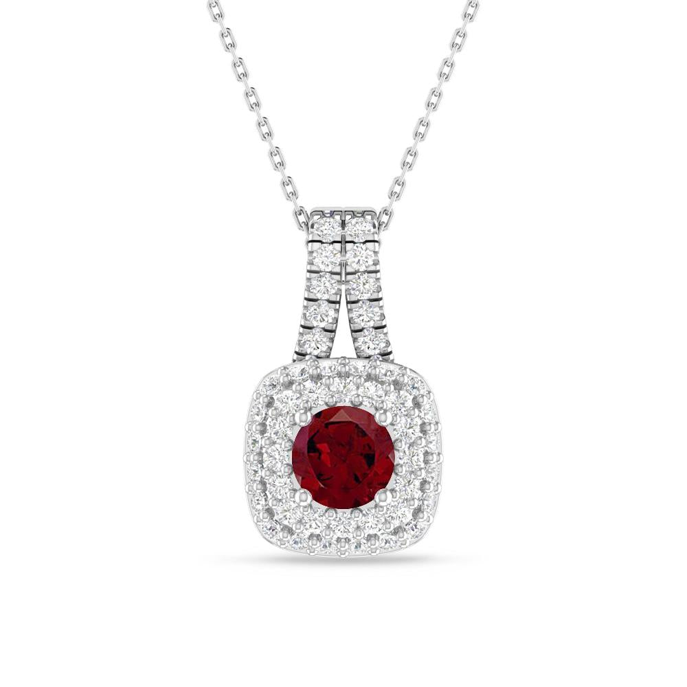 White Gold - Garnet