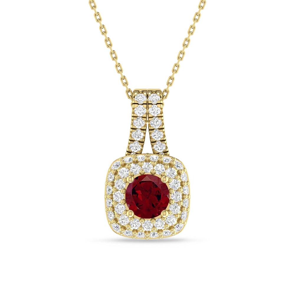 Yellow Gold - Garnet