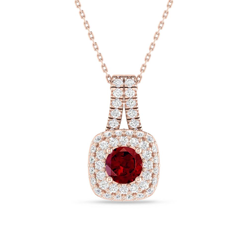 Rose Gold - Garnet
