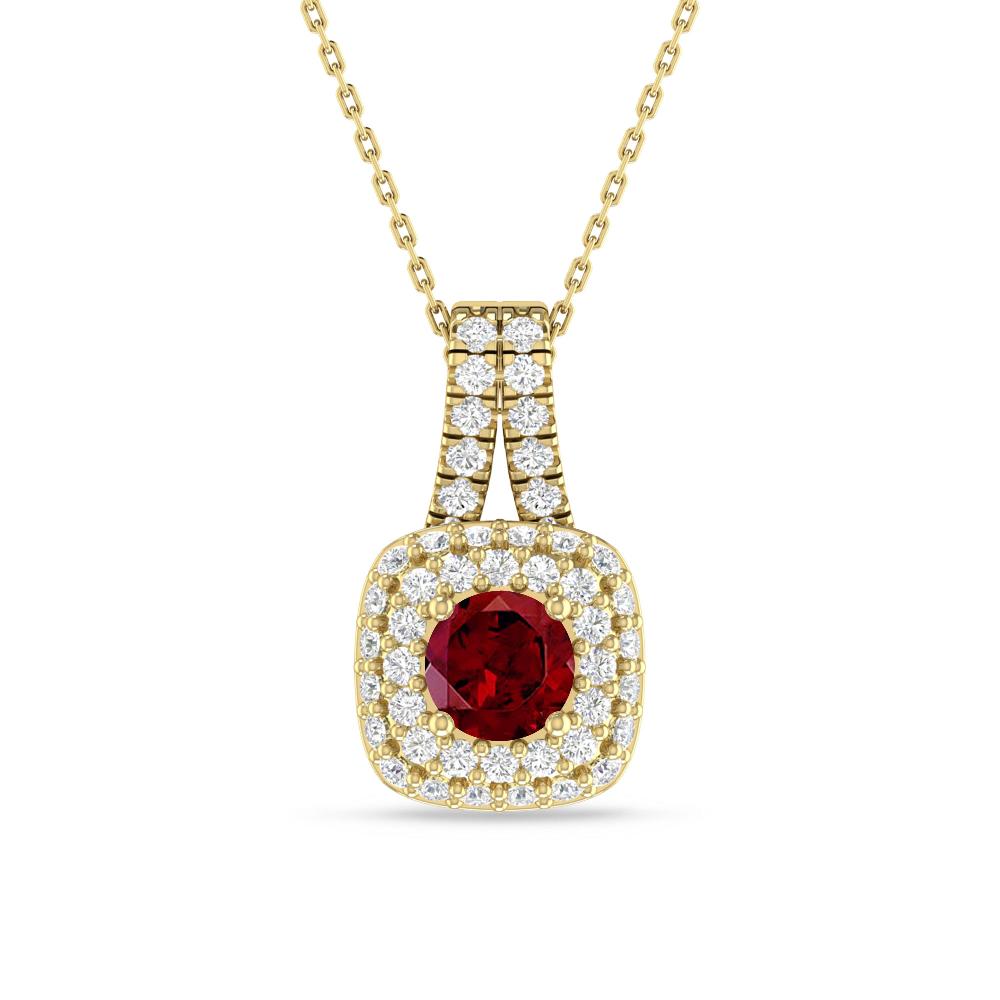 Yellow Gold - Garnet