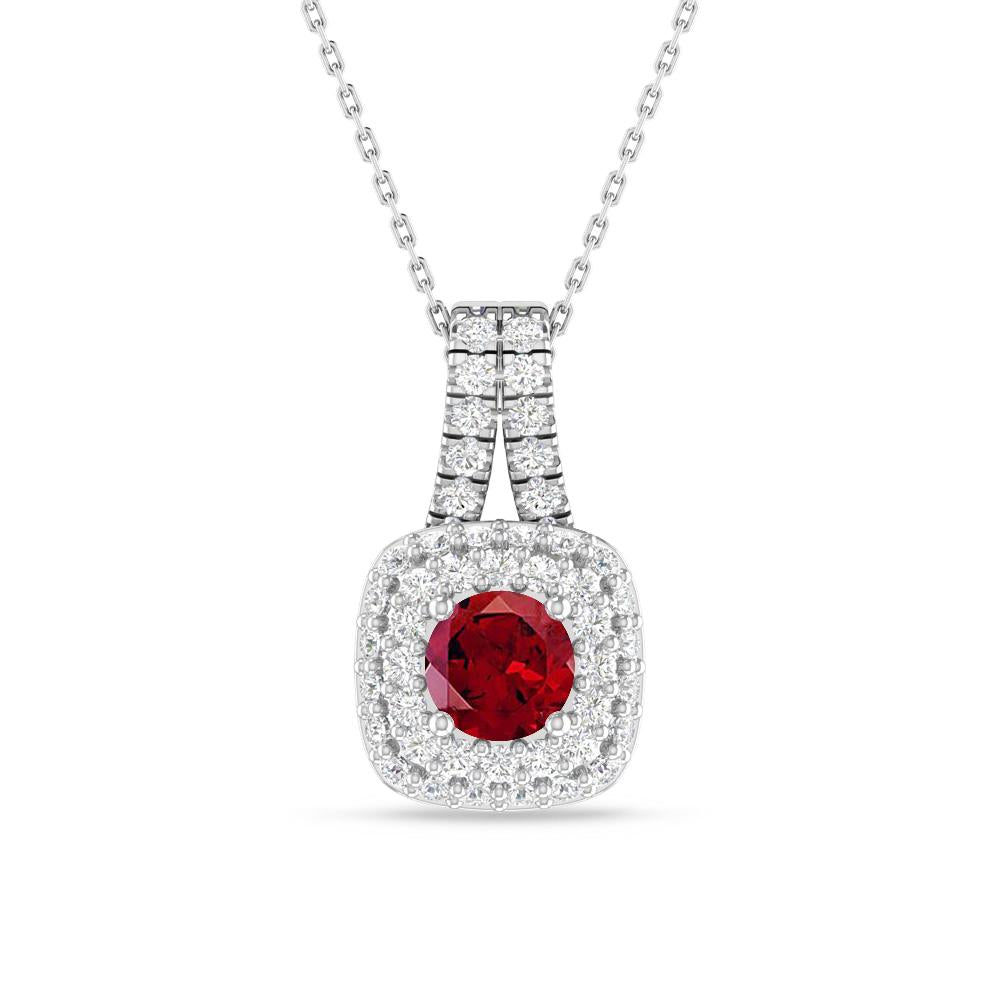 White Gold - Garnet