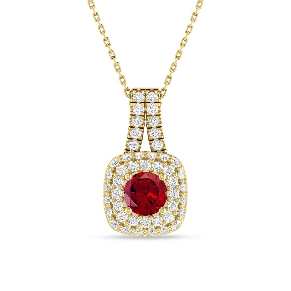Yellow Gold - Garnet