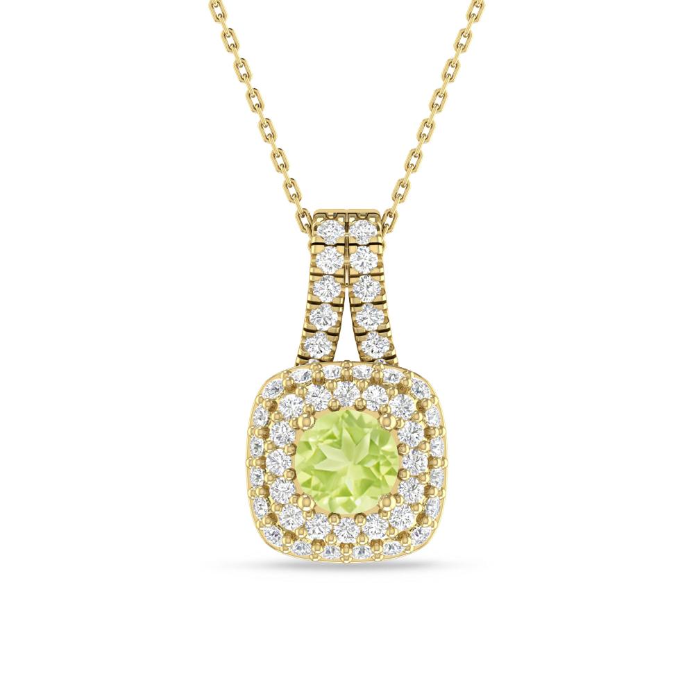 Yellow Gold - Peridot