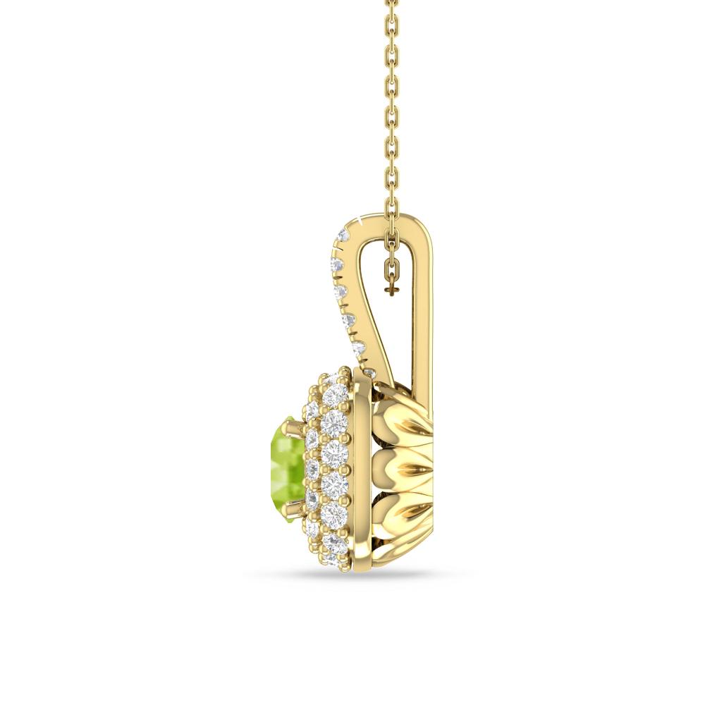 Yellow Gold - Peridot