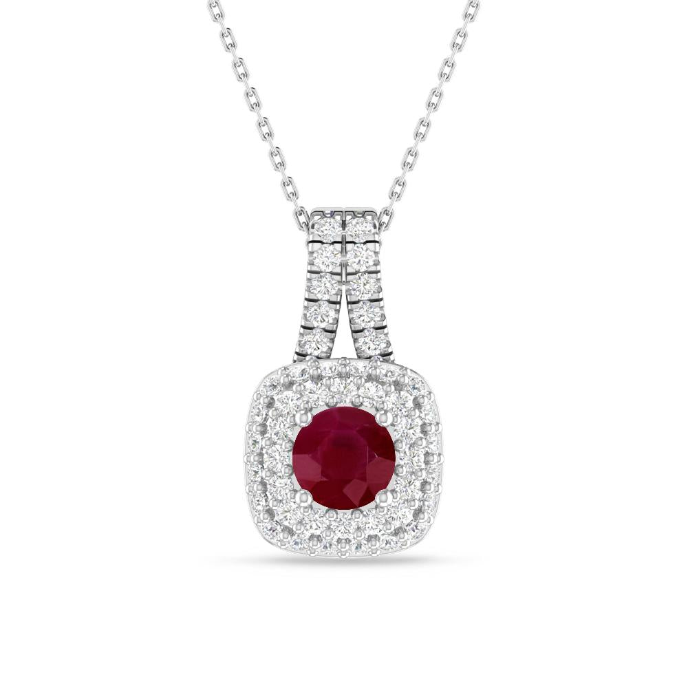 White Gold - Ruby