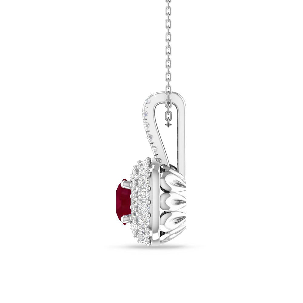 White Gold - Ruby
