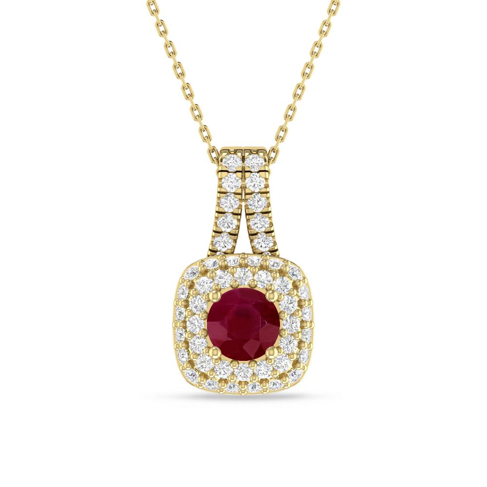 Yellow Gold - Ruby