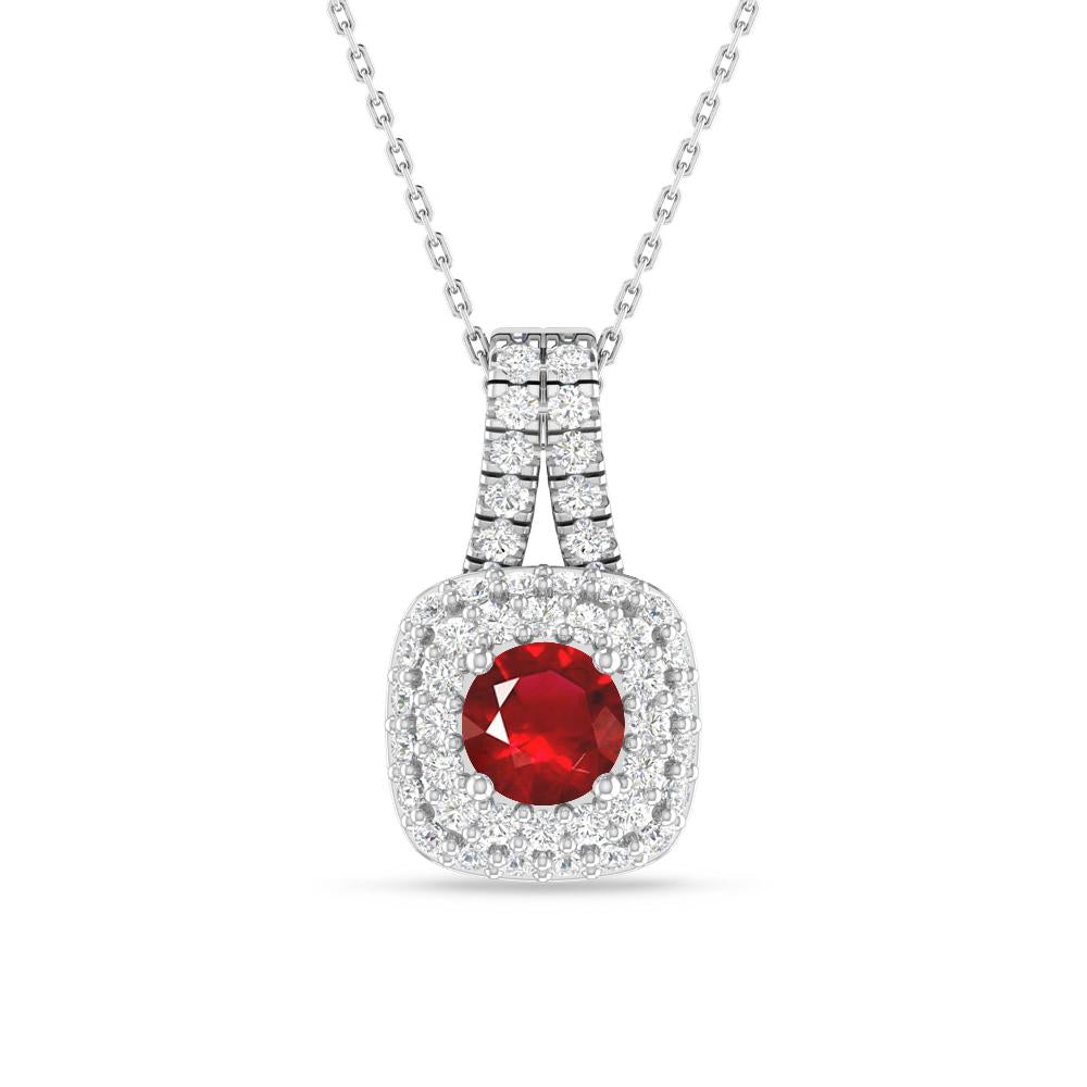 White Gold - Ruby