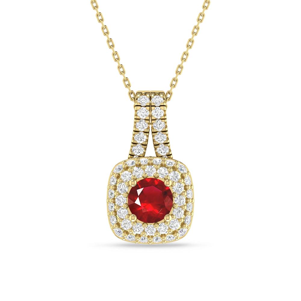 Yellow Gold - Ruby