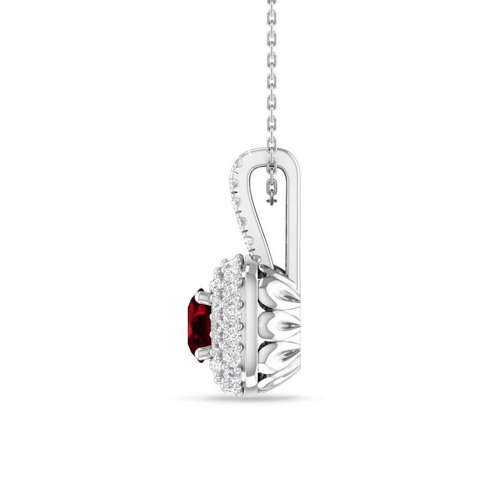 White Gold - Ruby