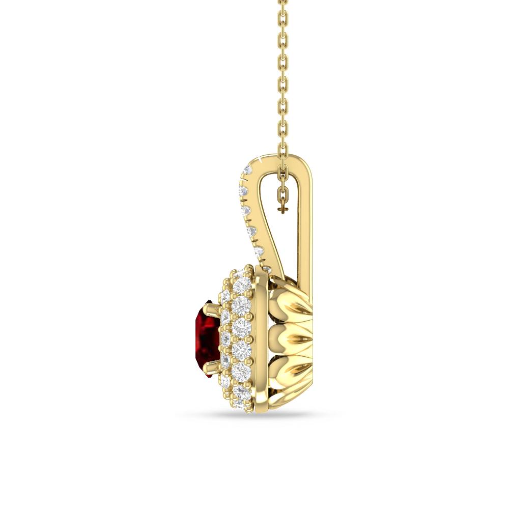 Yellow Gold - Ruby