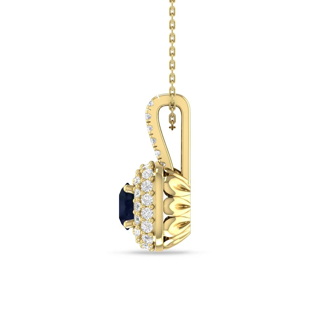 Yellow Gold - Sapphire