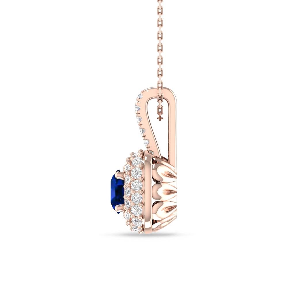 Rose Gold - Sapphire