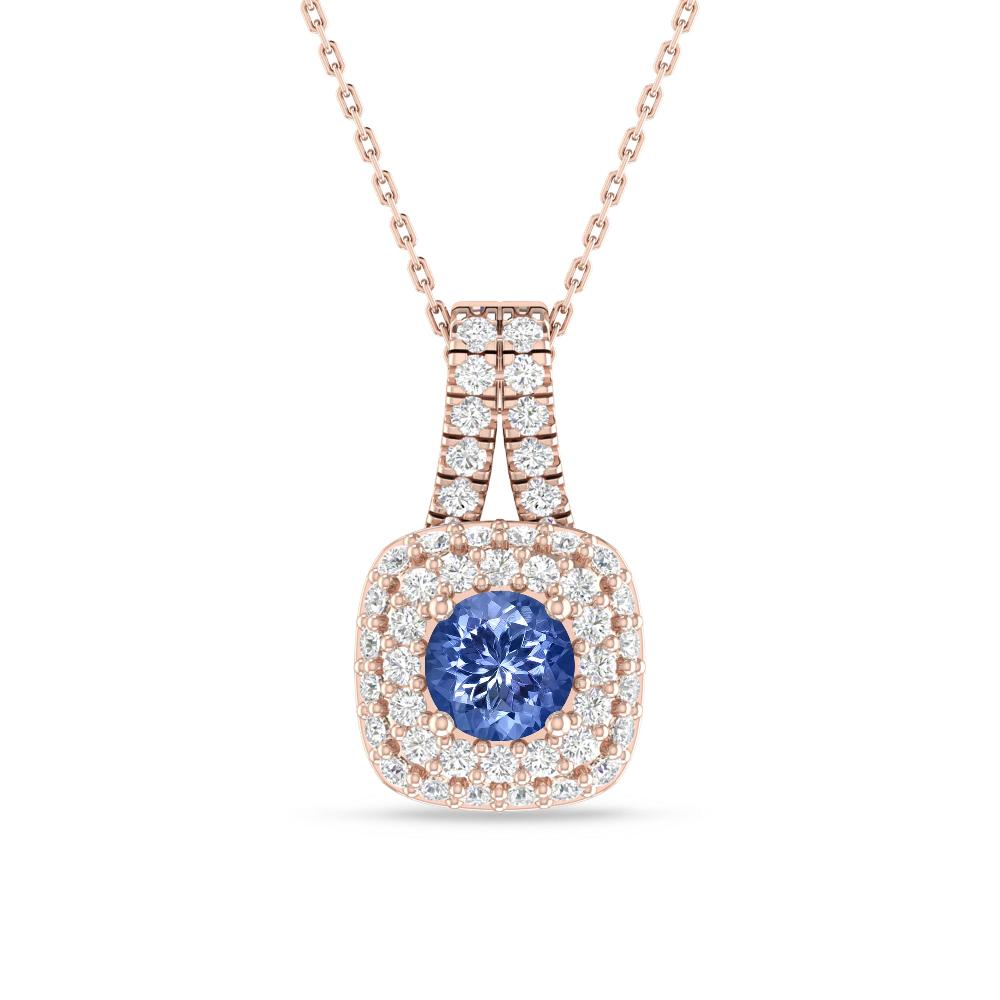 Rose Gold - Tanzanite