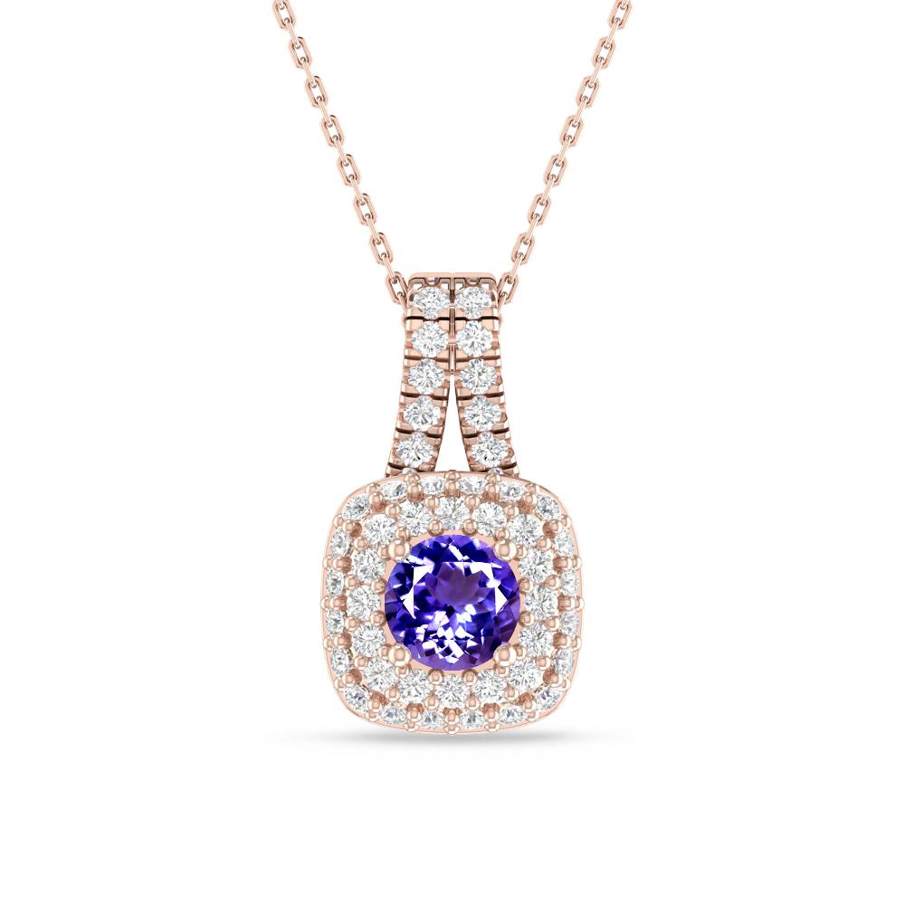 Rose Gold - Tanzanite