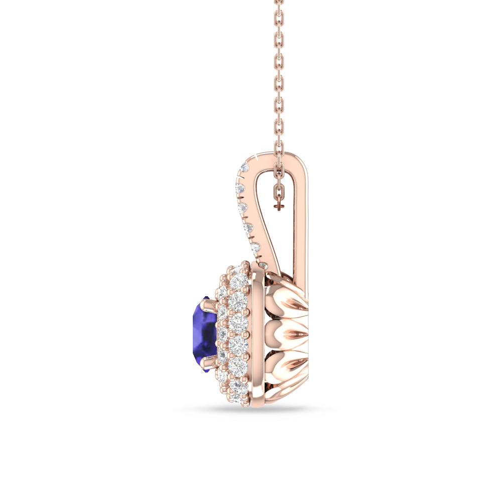 Rose Gold - Tanzanite