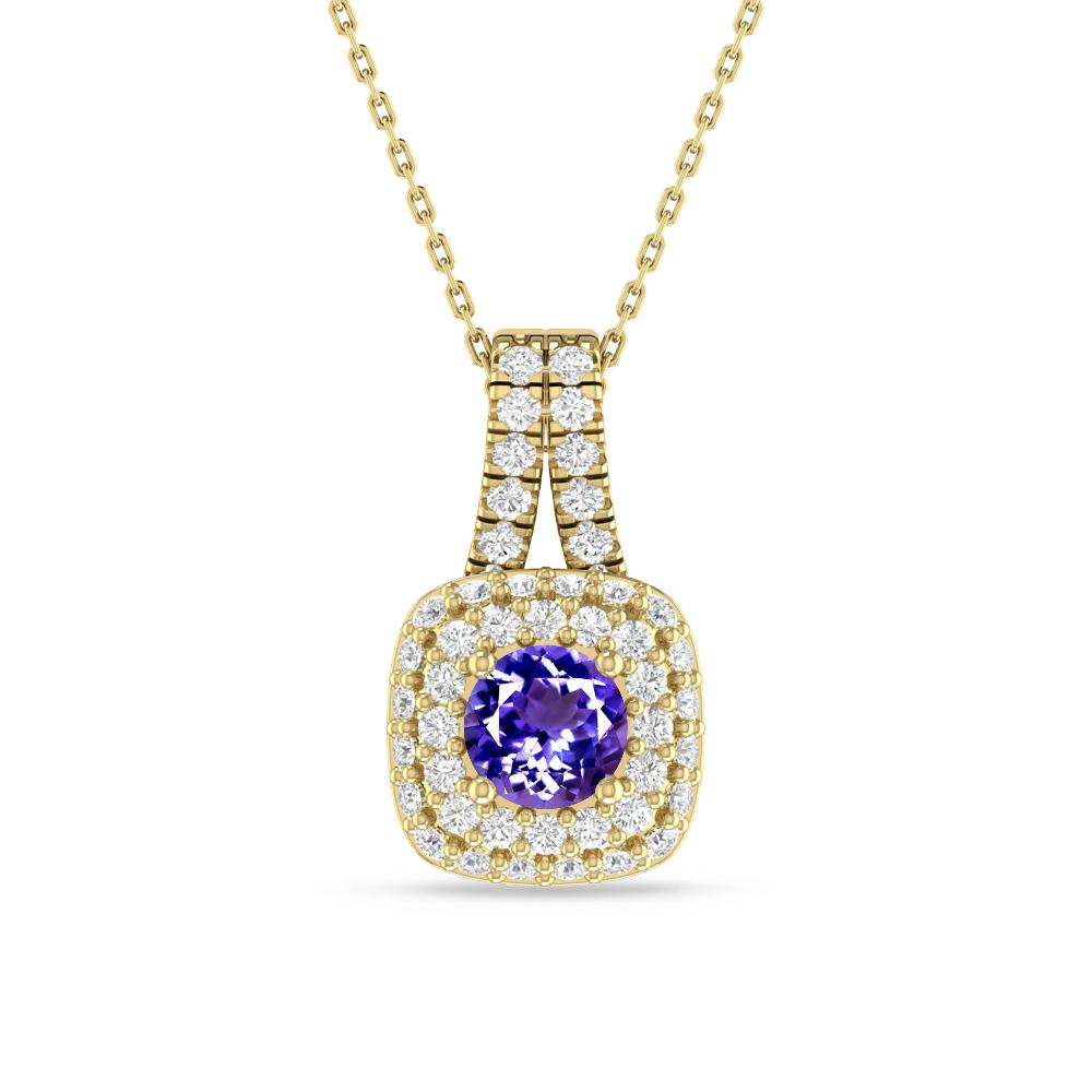 Yellow Gold - Tanzanite