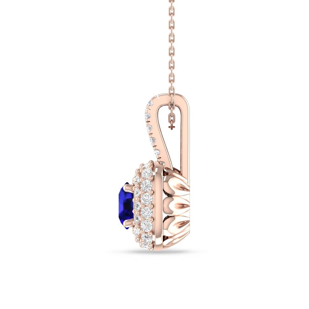 Rose Gold - Tanzanite